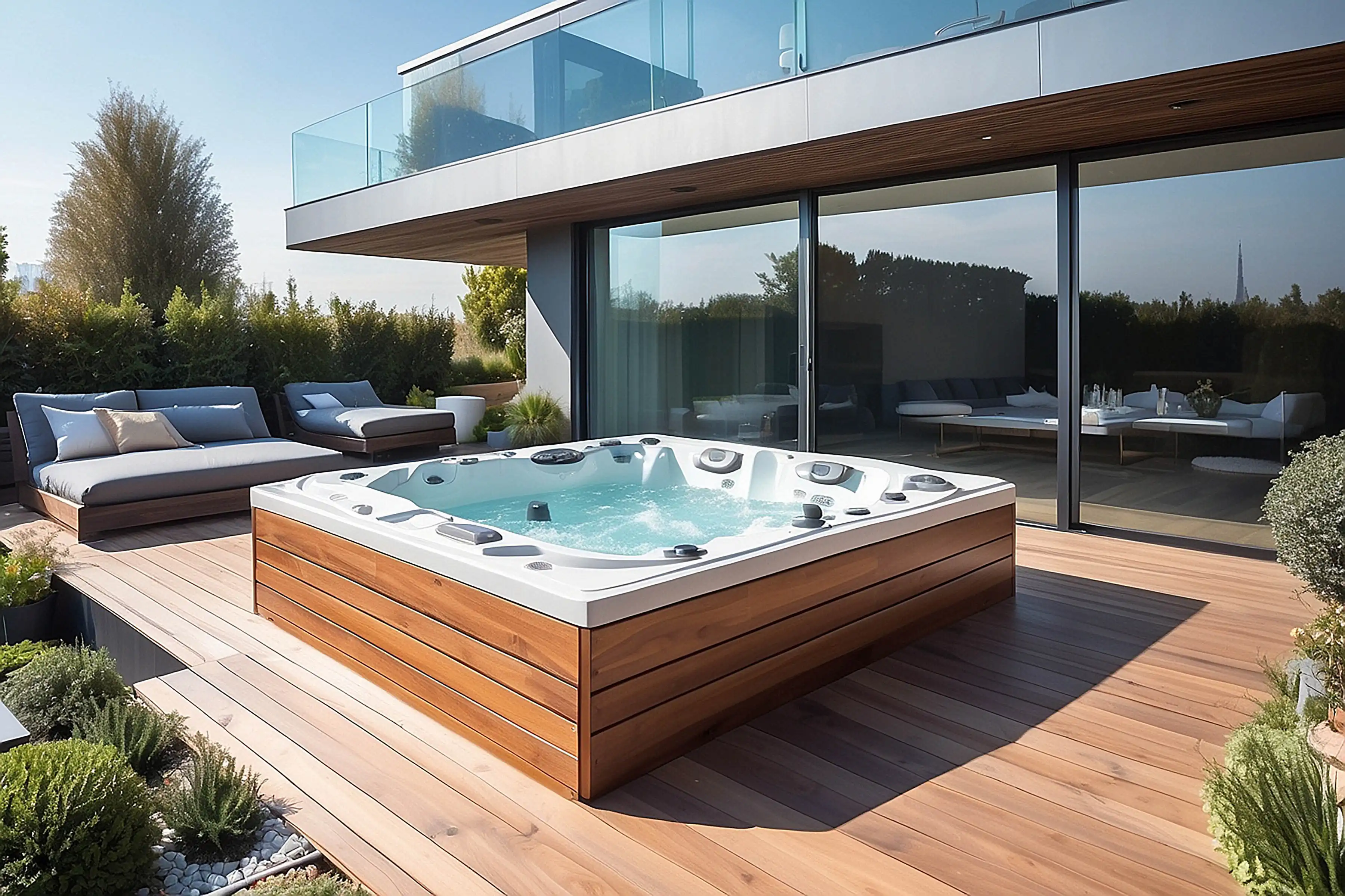 Inspiracje aranżacyjne: Jak wkomponować jacuzzi w swój ogród?